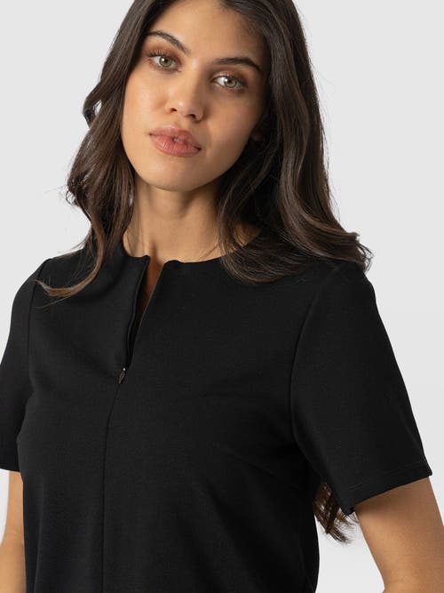 Saint + Sofia Keller Zip Up Tee