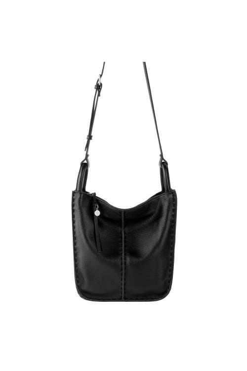 The Sak Los Feliz Crossbody Leather Bag In Black
