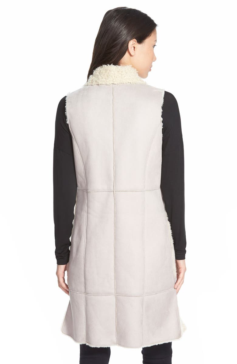 NIC+ZOE 'Cozy Cove' Faux Shearling Vest, Alternate, color,