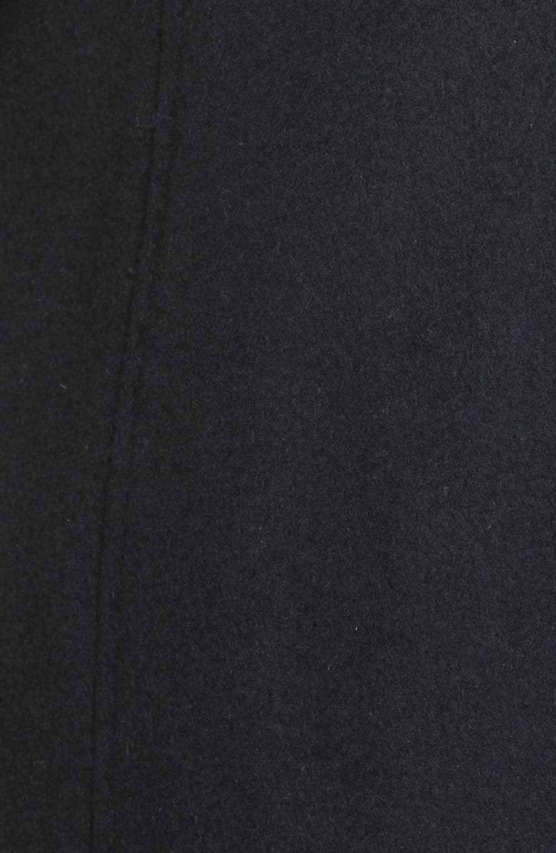 Via Spiga Faux Fur Collar Wool Blend Coat, Alternate, color,