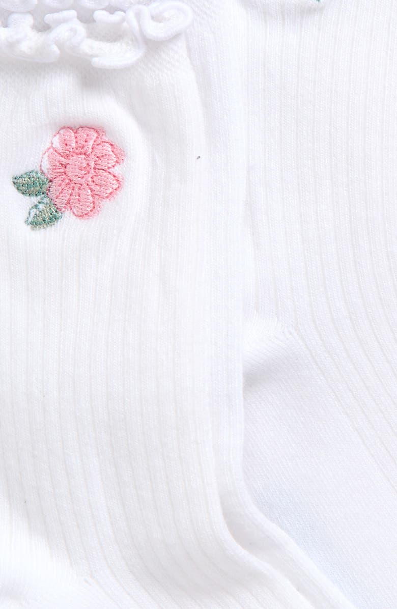 abercrombie kids Kids' Icon Assorted 3-Pack Crew Socks, Alternate, color, White