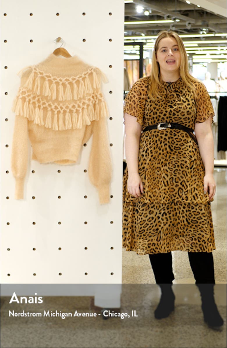 Ladybeetle Tassel Mohair & Silk Sweater, sales video thumbnail