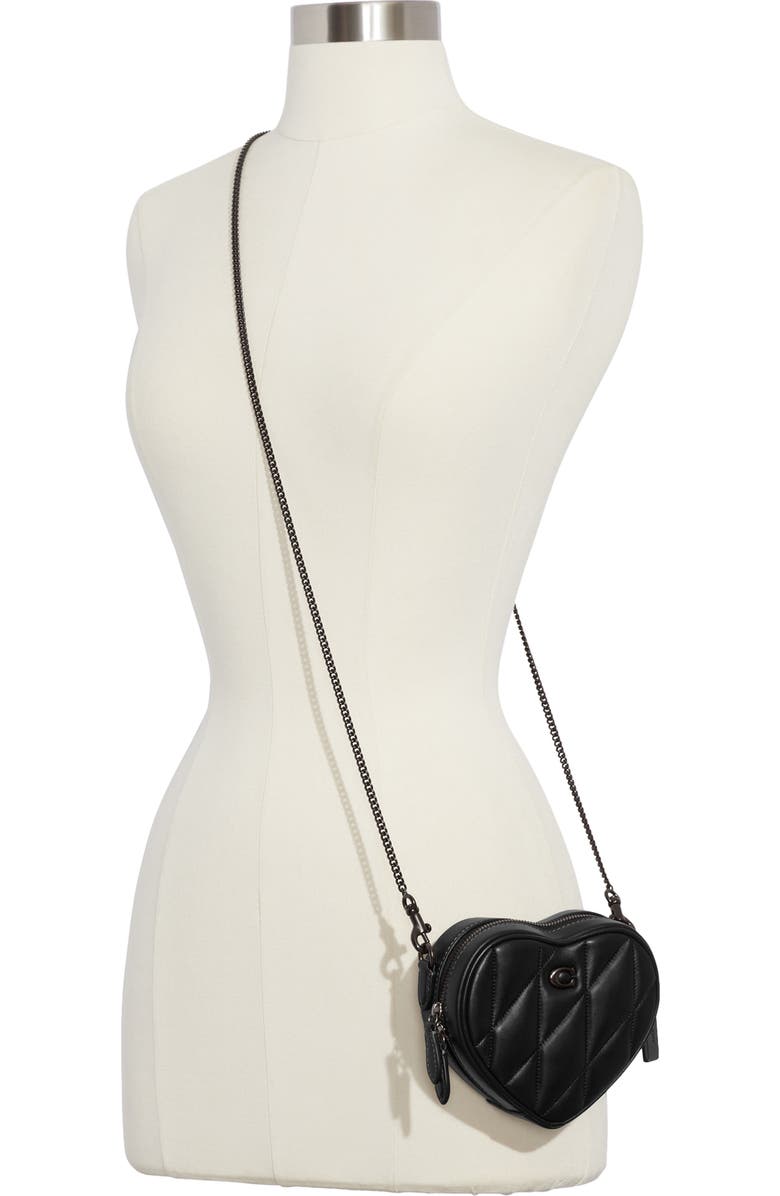 COACH Heart 14 Quilted Pillow Crossbody Bag, Alternate, color,