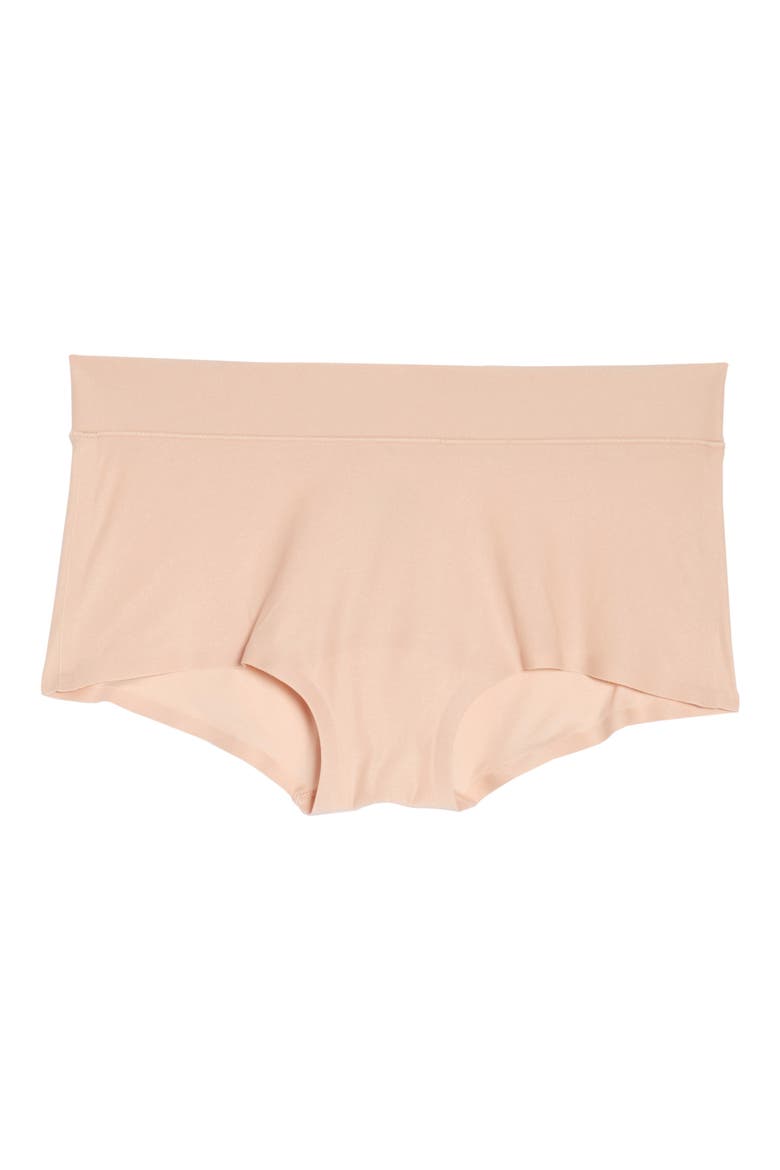 Intimates Soft Stretch Seamless Boyshorts, Alternate, color, NUDE BLUSH