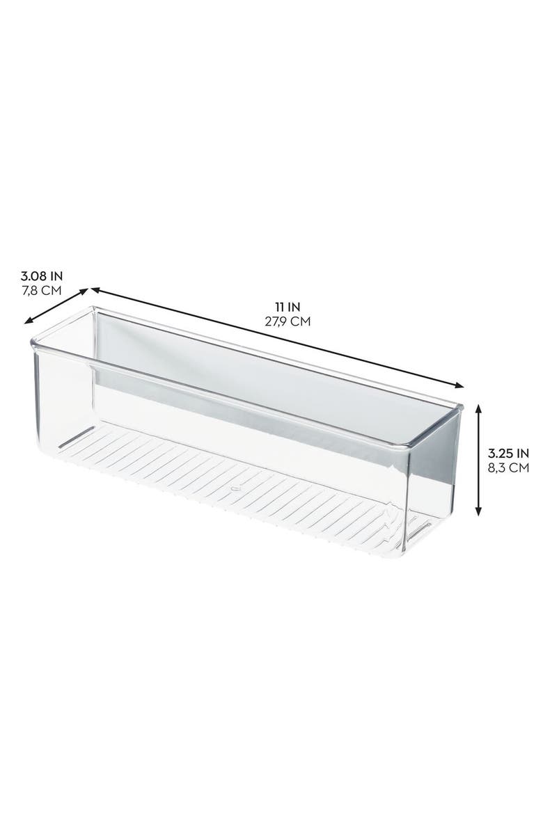 iDesign Magnetic Organizer Bins for Laundry Room - Set of 4 - Clear, Alternate, color, Clear