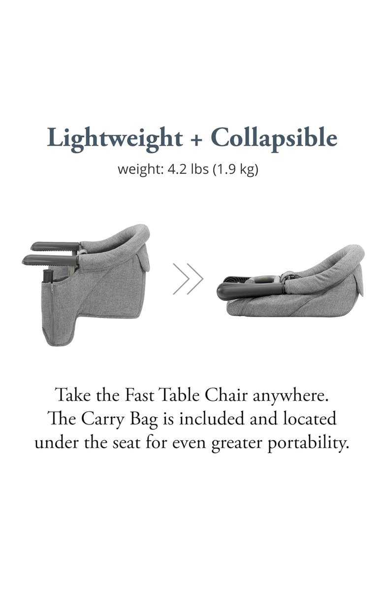 Inglesina Fast Table Chair, Alternate, color, Stone Gray Melange