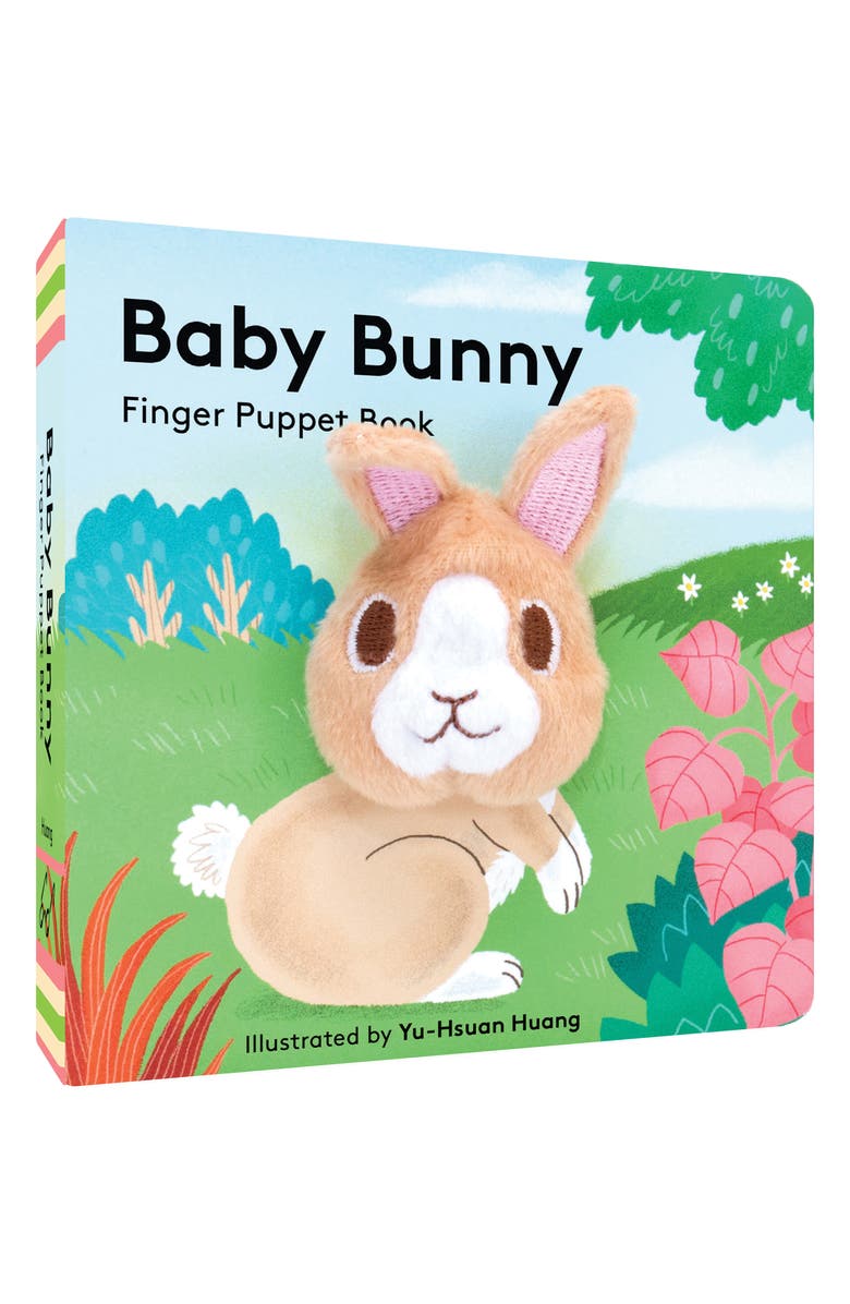 Chronicle Books 'Baby Bunny' Finger Puppet Board Book, Main, color, 