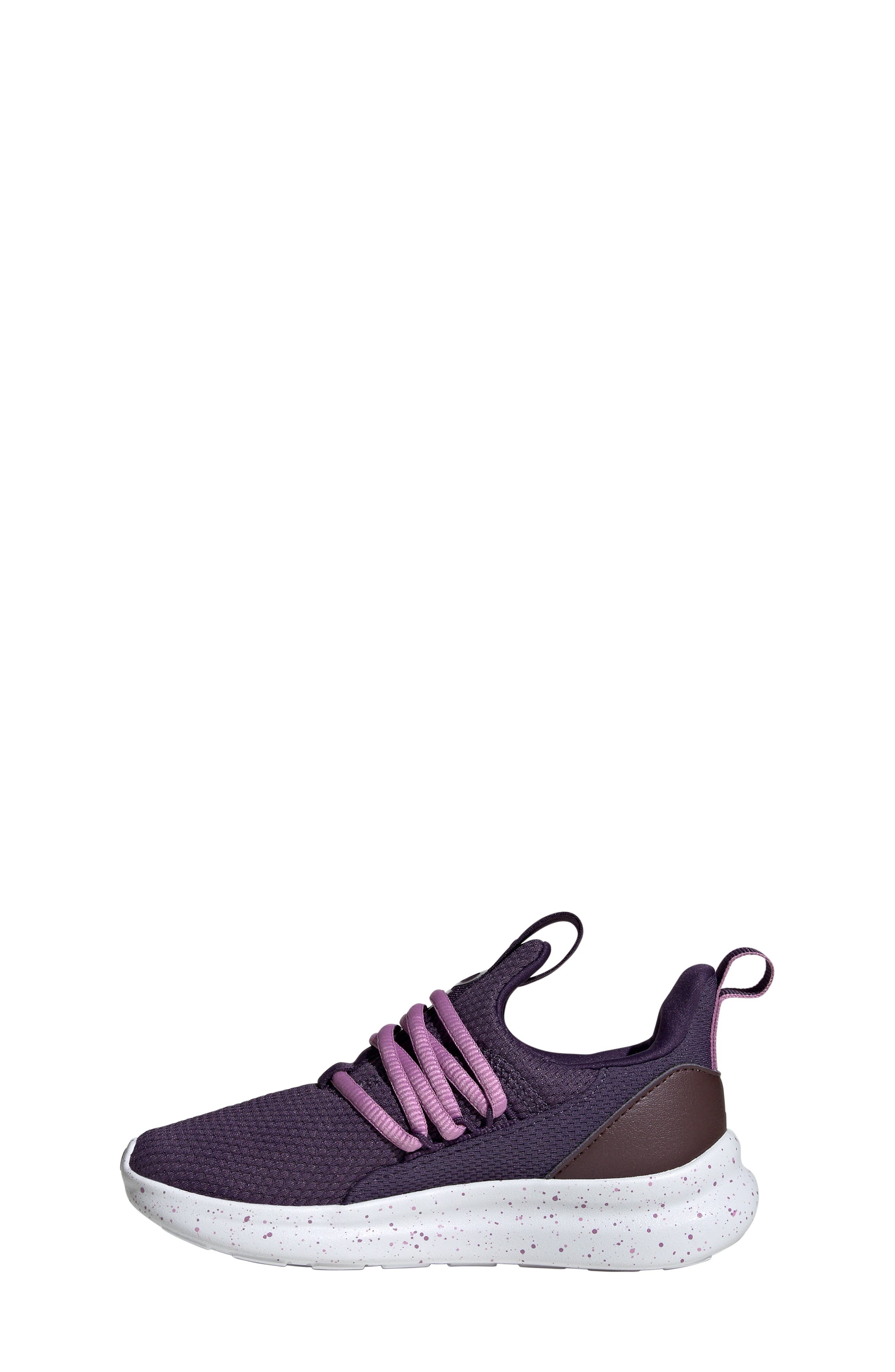 adidas Kids' Lite Racer Adapt 7.0 Sneaker, Alternate, color, Plum/ Purple/ White