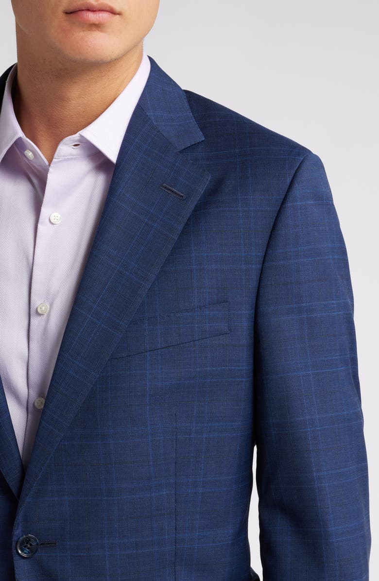 Peter Millar 'Flynn' Classic Fit Plaid Wool Suit, Alternate, color, 