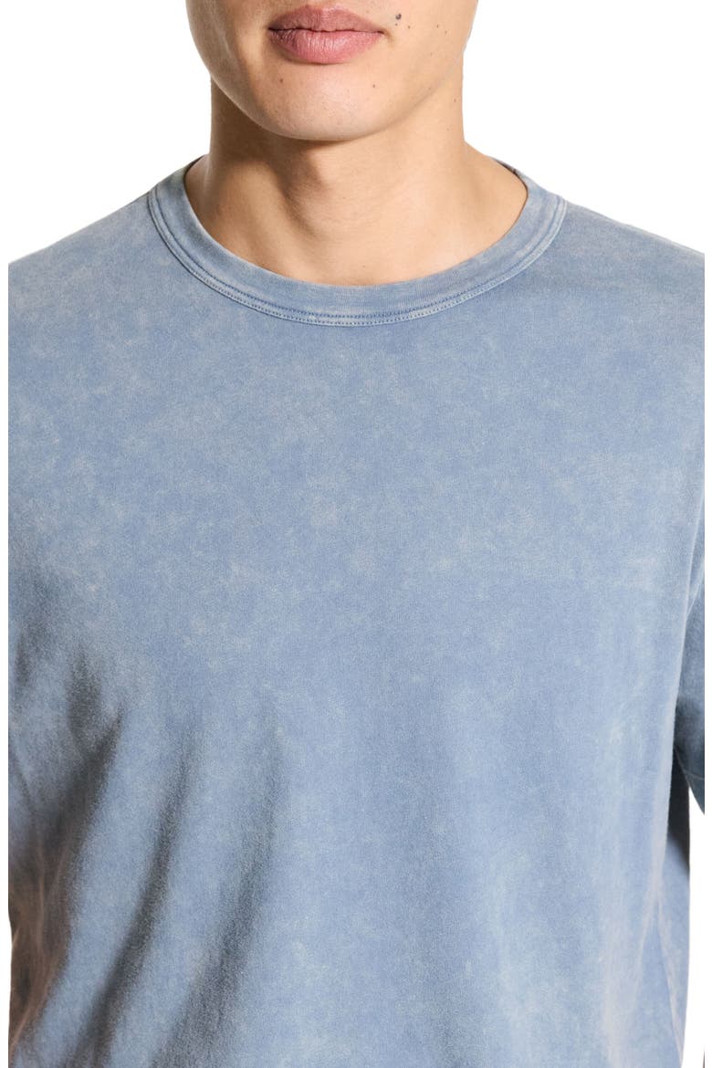 Washed Pima Cotton T-Shirt, Alternate, color, RAINSTORM