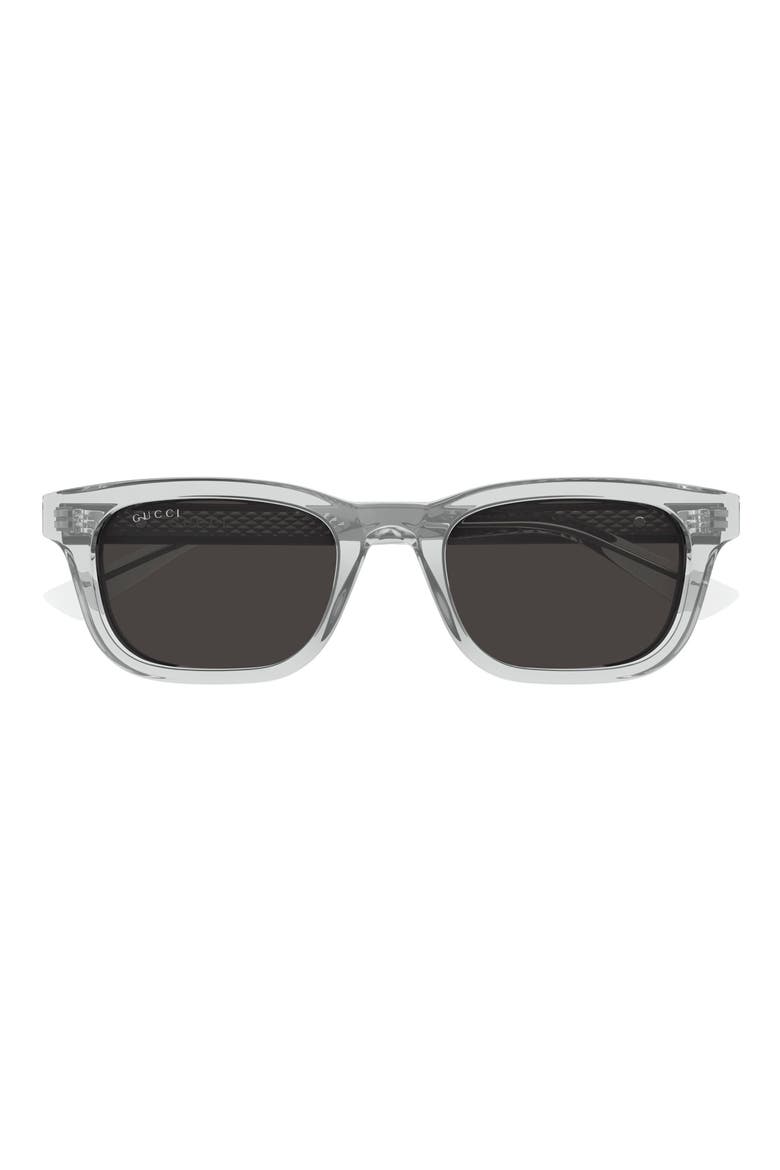 51mm Rectangular Sunglasses, Main, color, GREY
