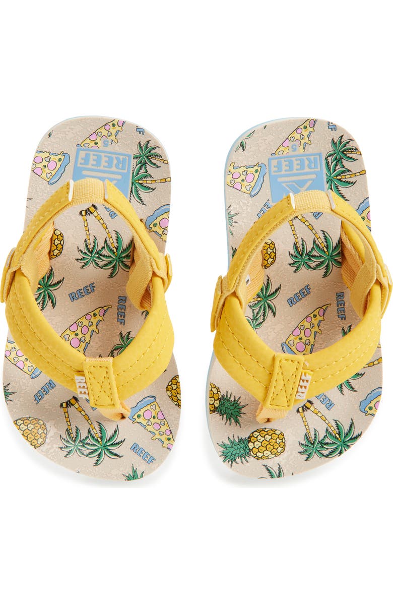 Reef Kids' Little Ahi Flip Flop, Alternate, color, Hawaiian Pizza