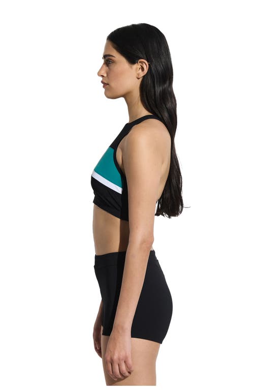 Free Sport By Gottex Aqua Chic High Neck Bikini Top In Multi