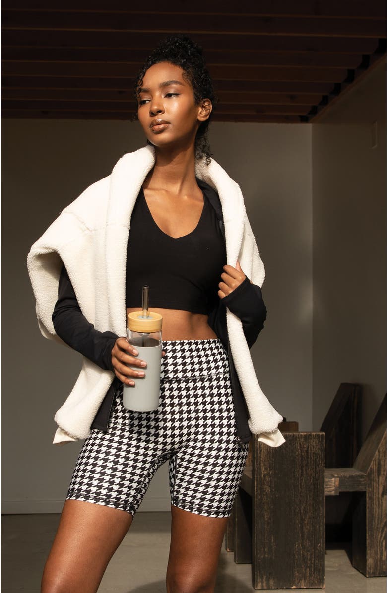 Rebody Active Teddy Micro Fleece Lined Sweatshirt, Alternate, color, Bone