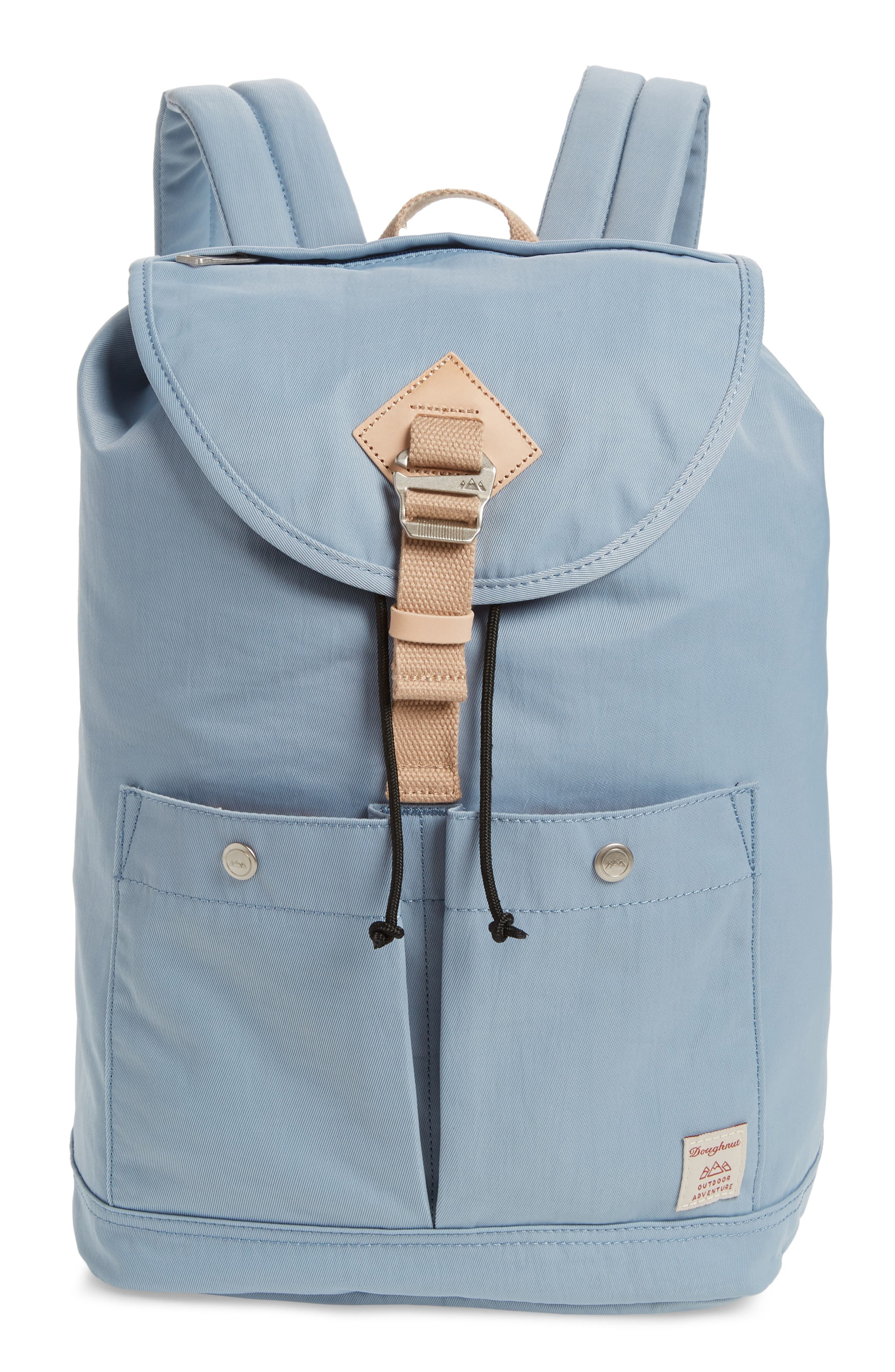 Montana Water Repellent Backpack, Main, color, LIGHT BLUE