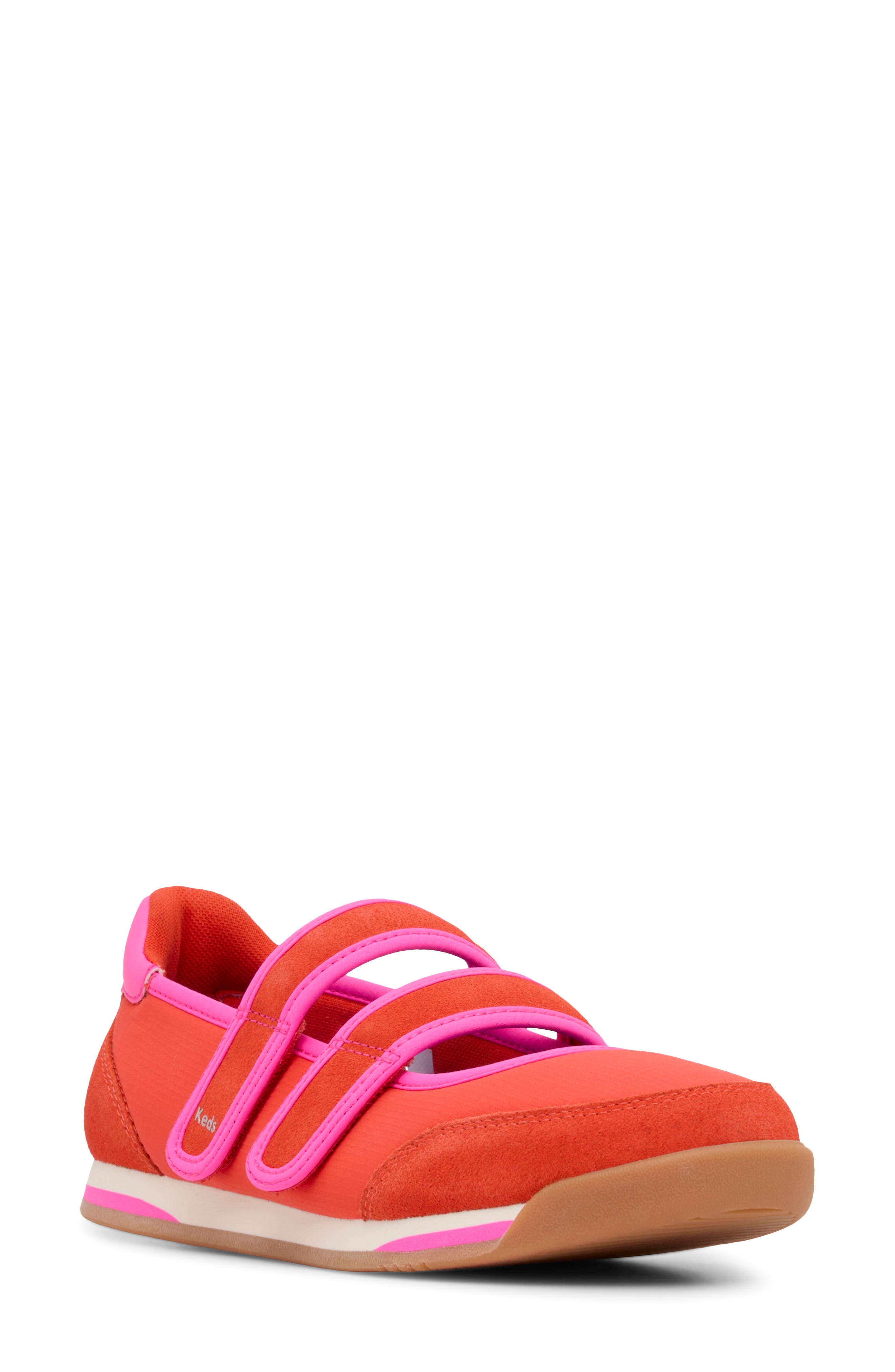 Revival Mary Jane Sneaker, Main, color, RED/ FUCHSIA