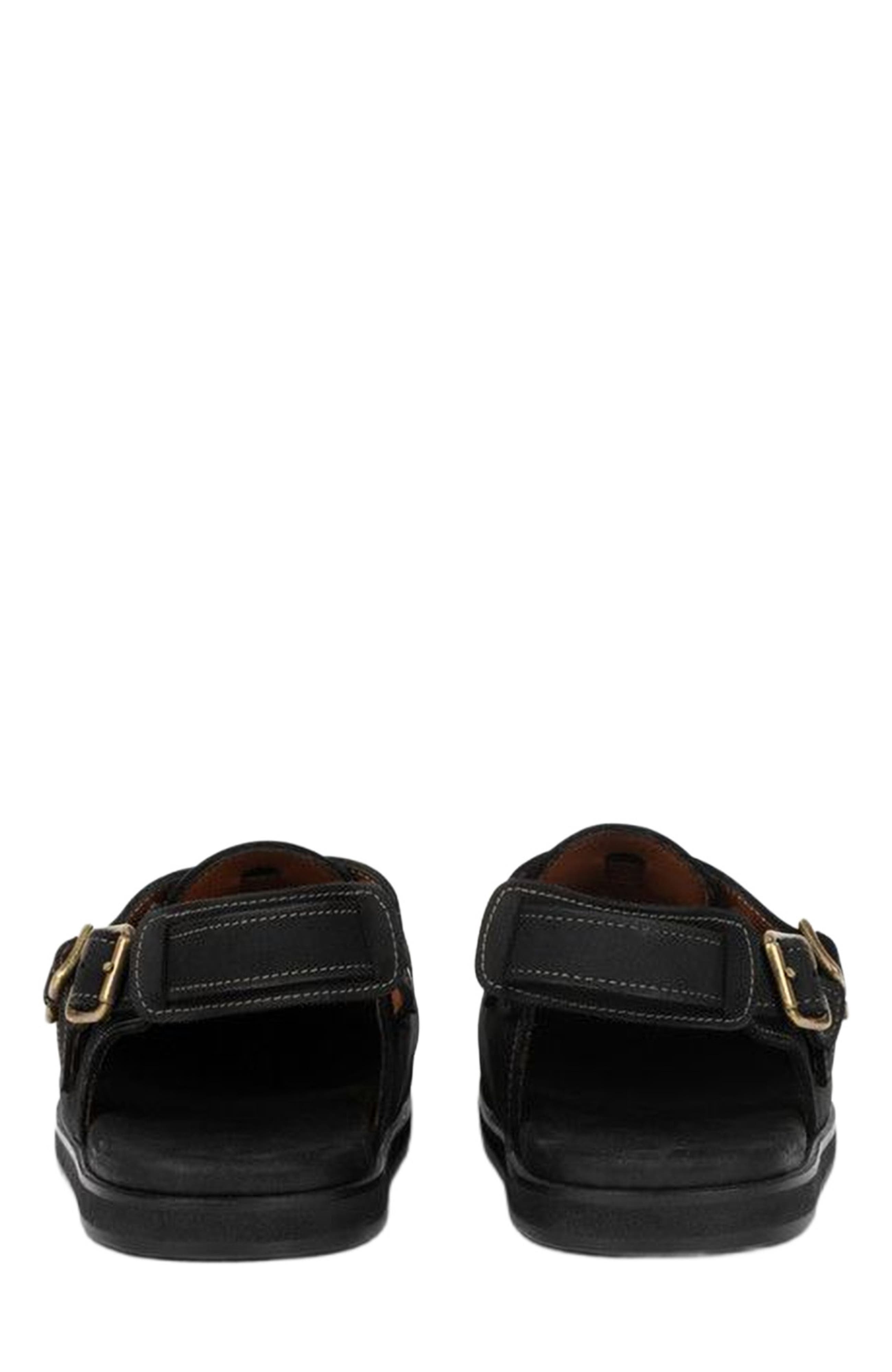 Anthony Veer Harbor Moc Sandal, Alternate, color, Obsidian Oil Black