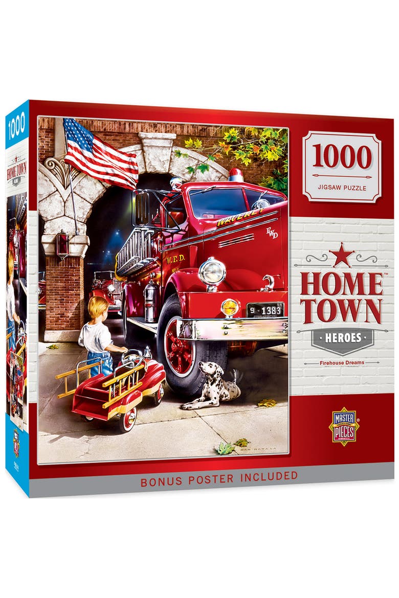 Firehouse Dreams 1000 Piece Puzzle, Main, color, Multicolor