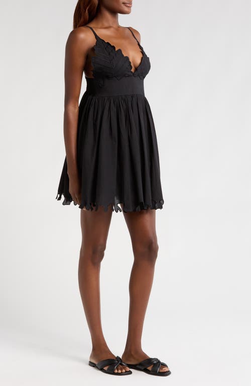 Pq Swim Beatrice Cover-up Minidress In Midnight