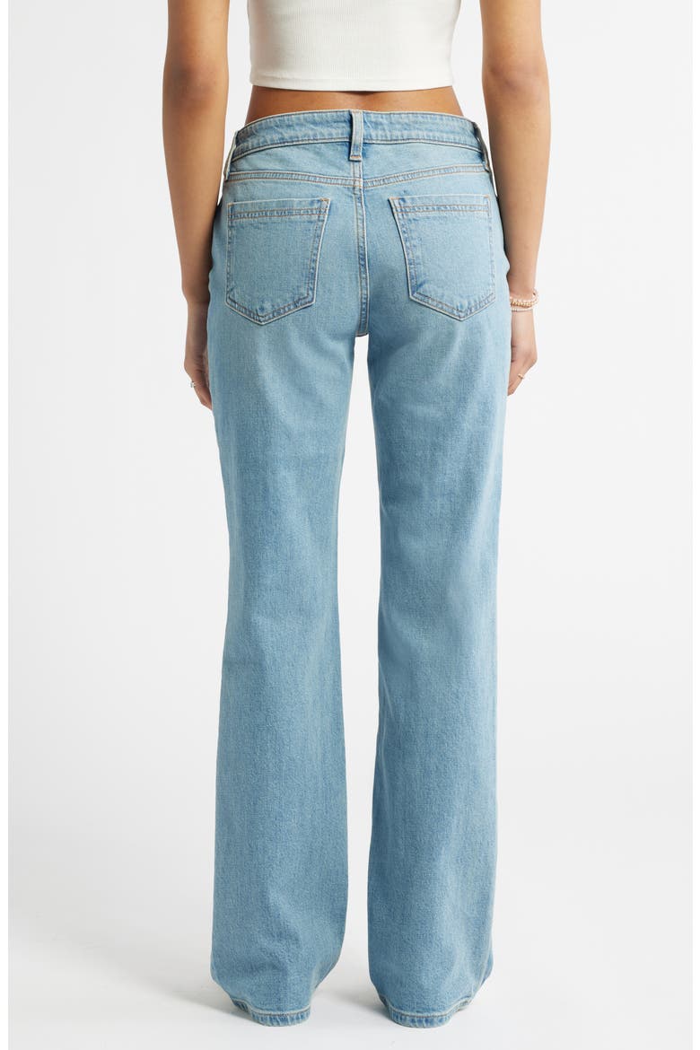 Low Rise Bootcut Jeans, Alternate, color, PRESLEY BLUE TINT WASH