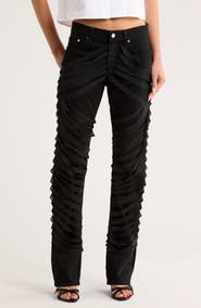 Helmut Lang Ribbon Worker Straight Leg Jeans
