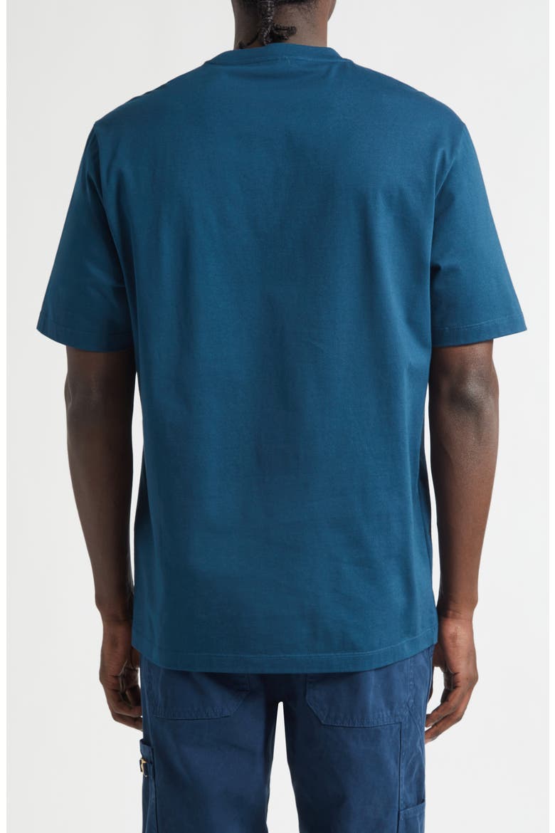 Medusa Glitter Compact Cotton Jersey Graphic T-Shirt, Alternate, color, PETROL BLUE