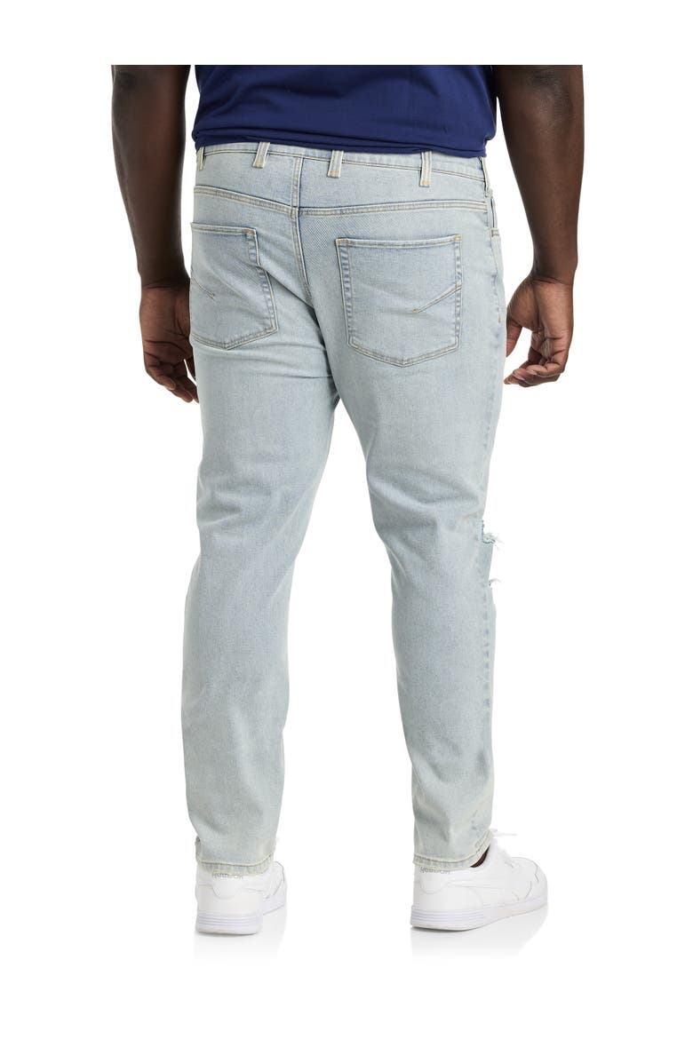 Tapered-Fit Ultra Light Destructed Jeans, Alternate, color, ULTRA LIGHTWASH