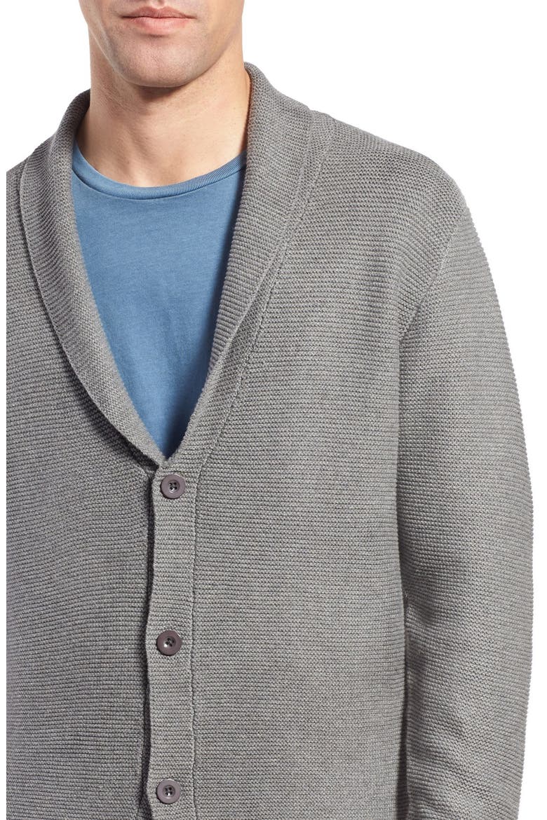 'Chicago' Shawl Cardigan, Alternate, color, MEDIUM GREY