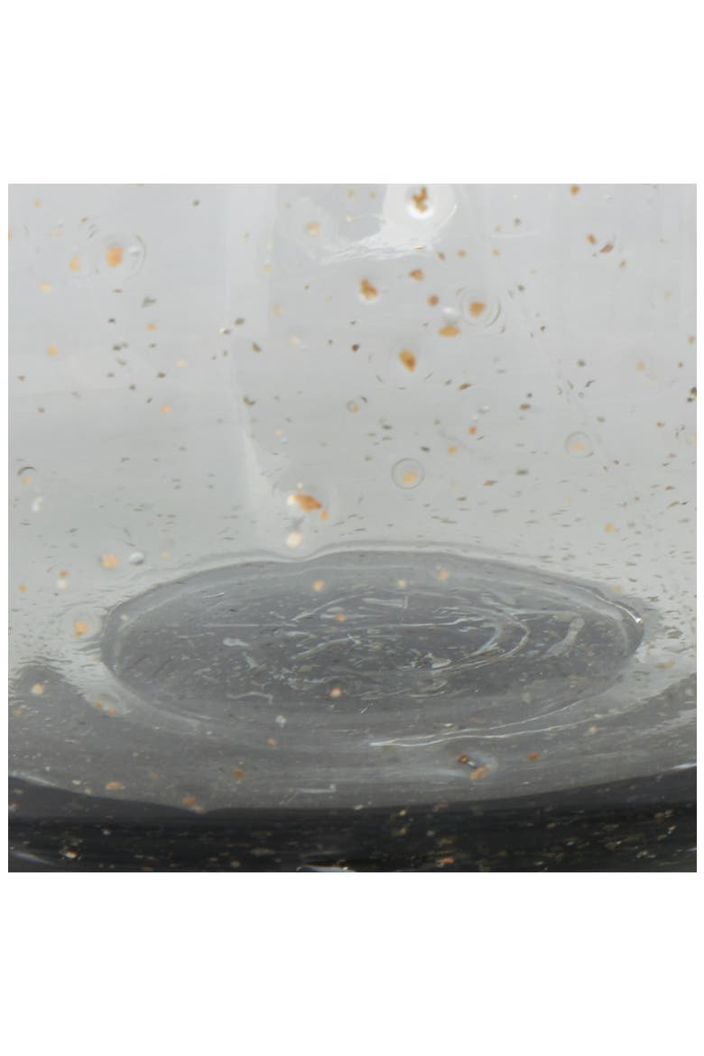 Speckled Glass Vase, Alternate, color, BLACK
