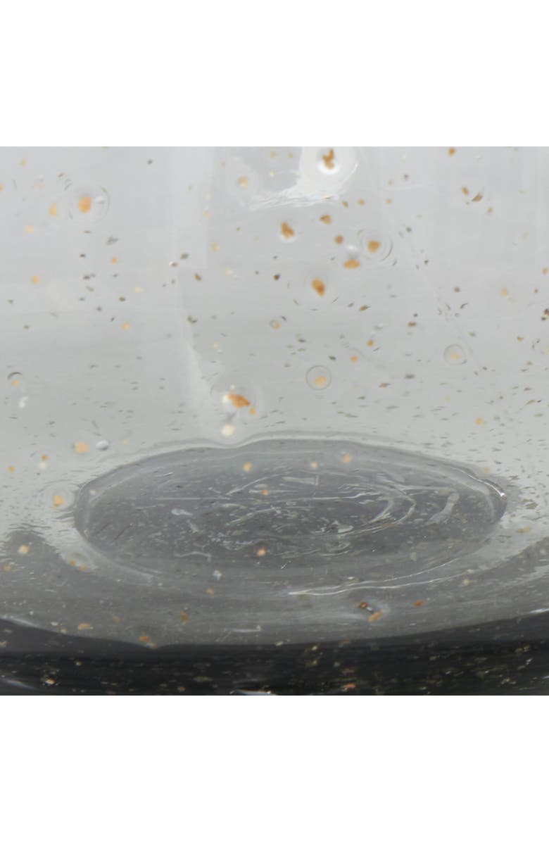 VIVIAN LUNE HOME Speckled Glass Vase, Alternate, color, Black