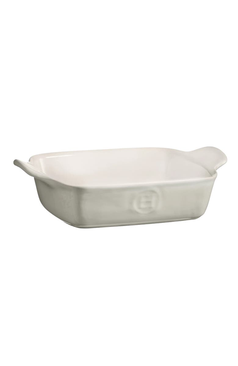 Emile Henry HR Modern Classics Individual Rectangular Baker, 8" x 5.5", Main, color, Pearl Gray