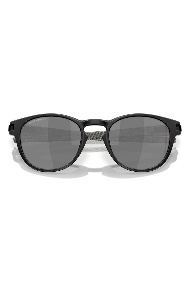 Oakley Latch<sup>™</sup> 53mm Prizm<sup>™</sup> Polarized Phantos Sunglasses, Alternate, color, Black / Black Polar