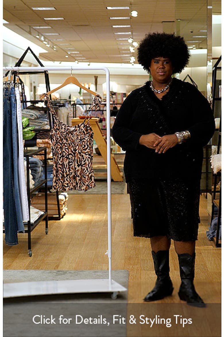 Tie Strap Flowy Cover-Up Top video