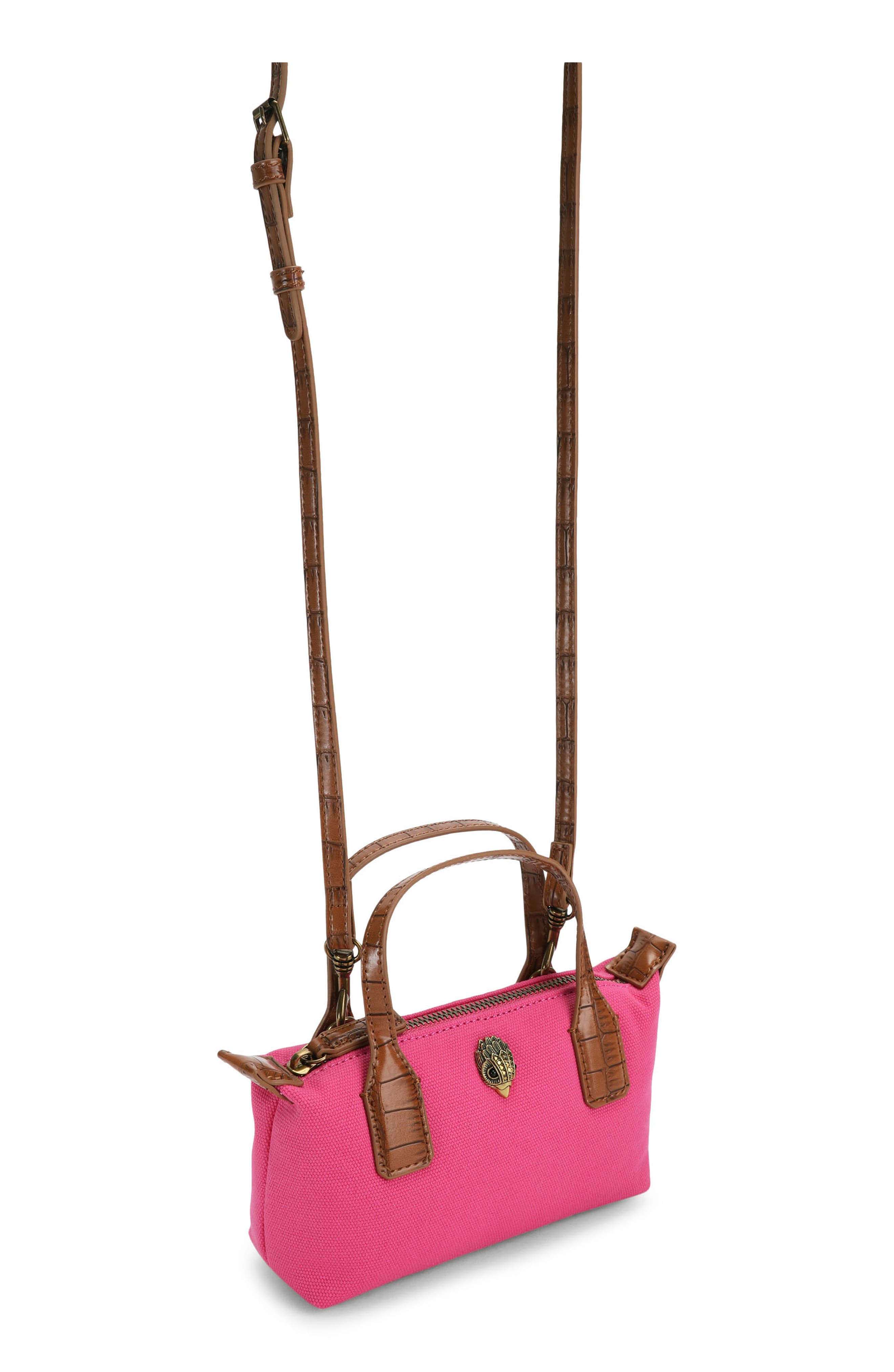 Tiny Sloane Canvas Handbag, Alternate, color, FUCHSIA