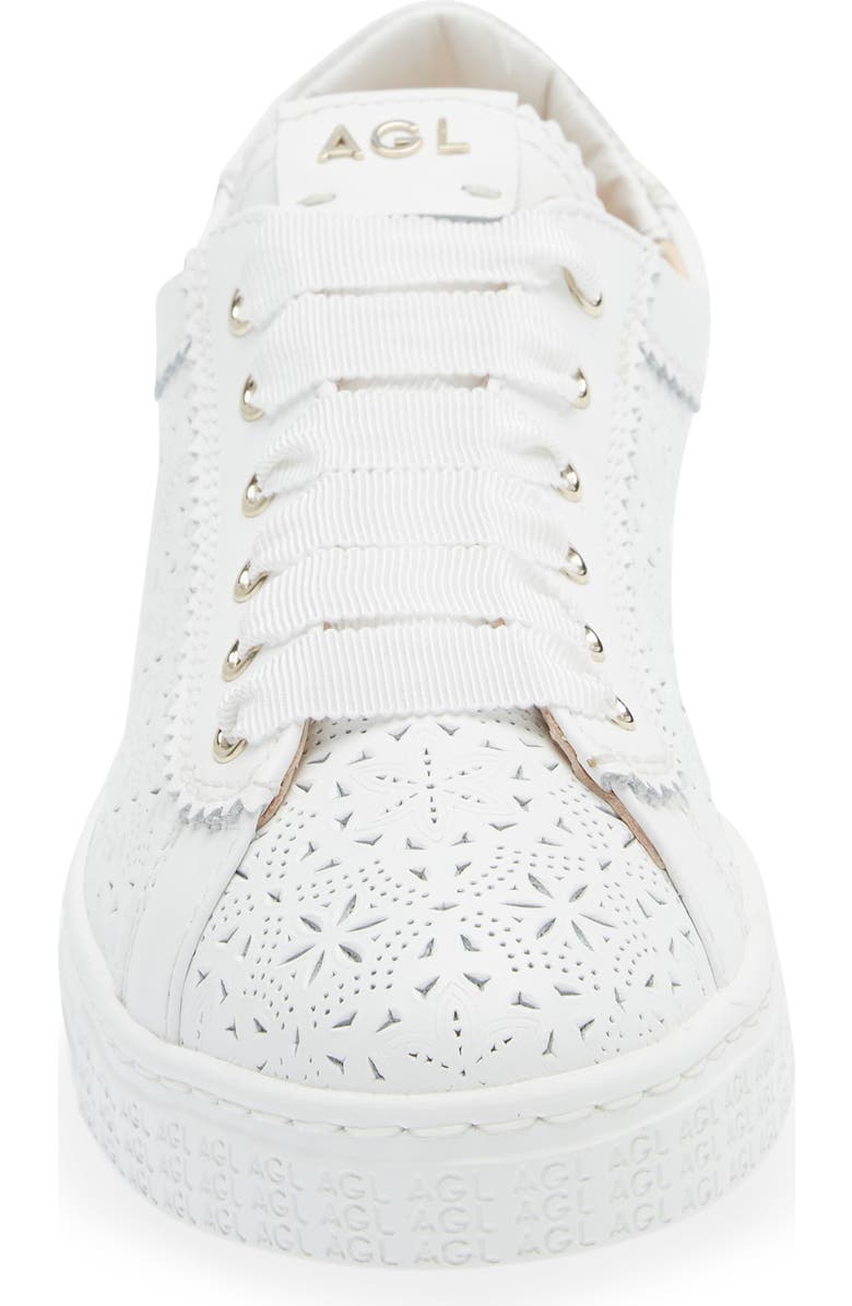 AGL Sade Perforated Sneaker, Alternate, color, White