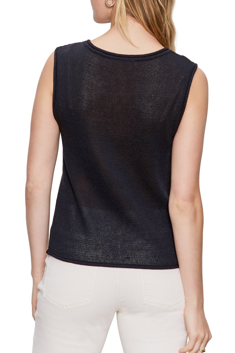 Stripe Sweater Tank, Alternate, color, BLACK
