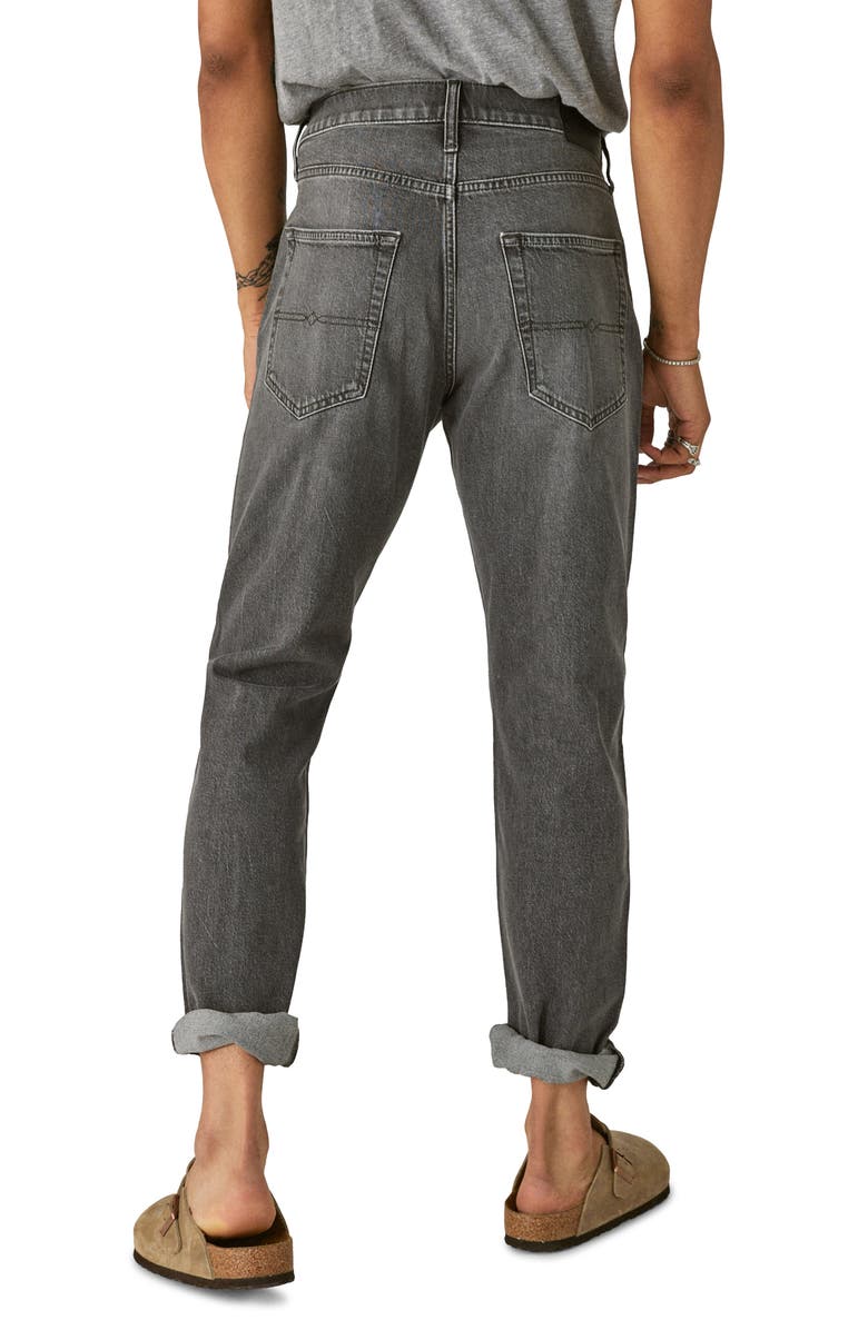 Lucky Brand 412 Ripped Athletic Slim Fit Stretch Jeans, Alternate, color, 