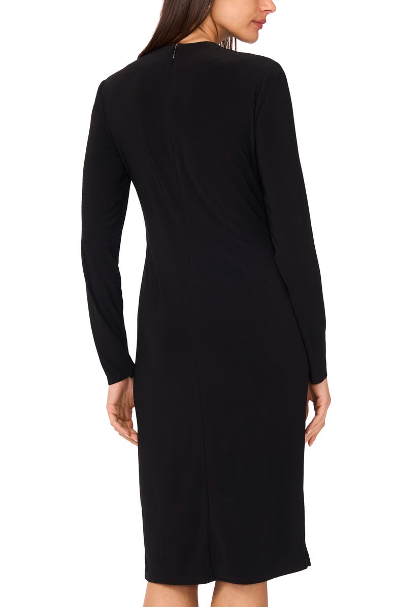 Vince Camuto Ruched Asymmetric Long Sleeve Dress, Alternate, color,