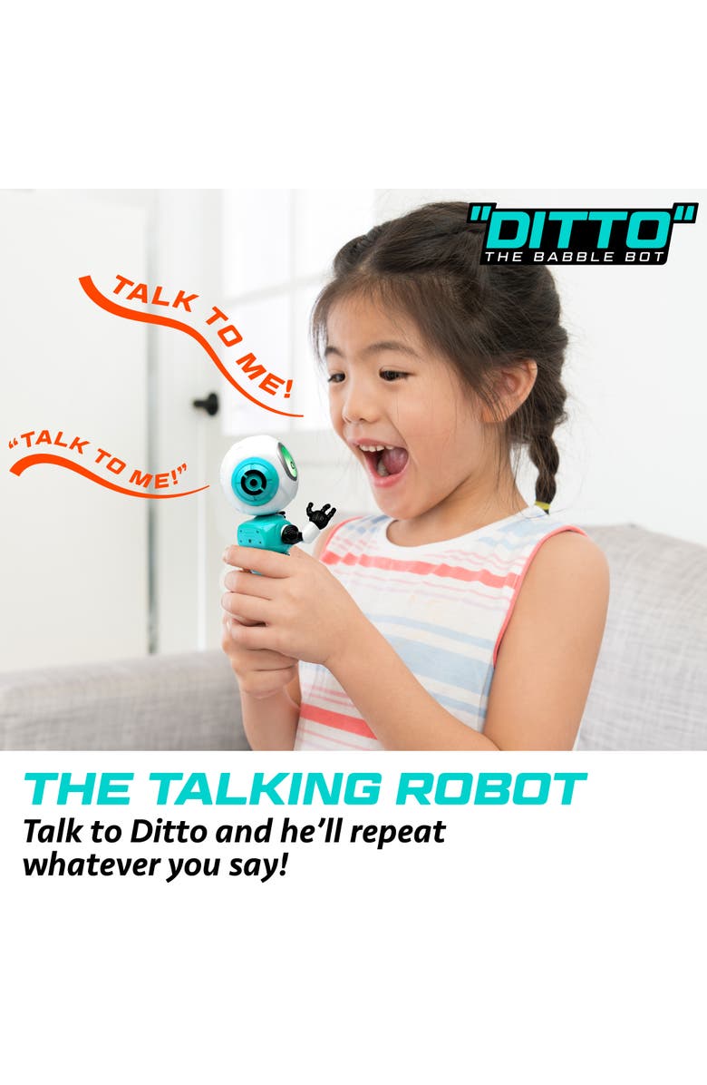 Force1 Ditto Mini Voice Changer Robot Toy, Alternate, color, Blue