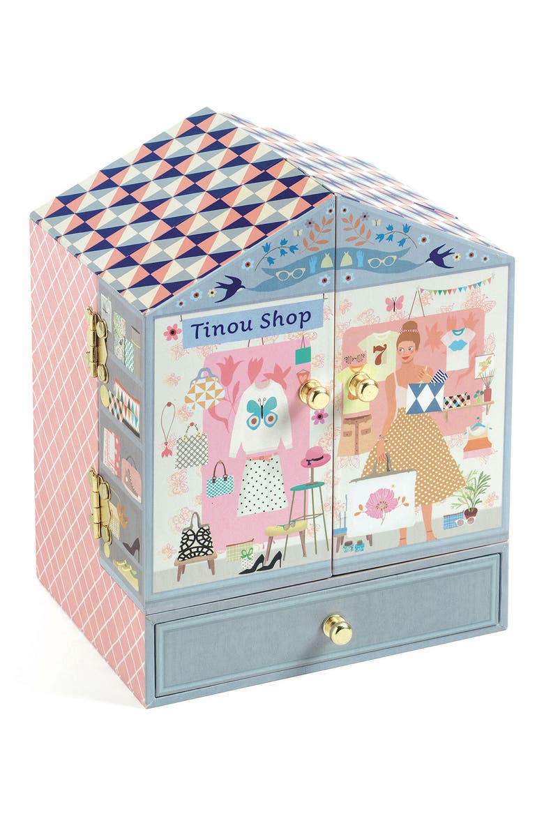 Tinou Shop Musical Jewelry Box, Main, color, MULTI
