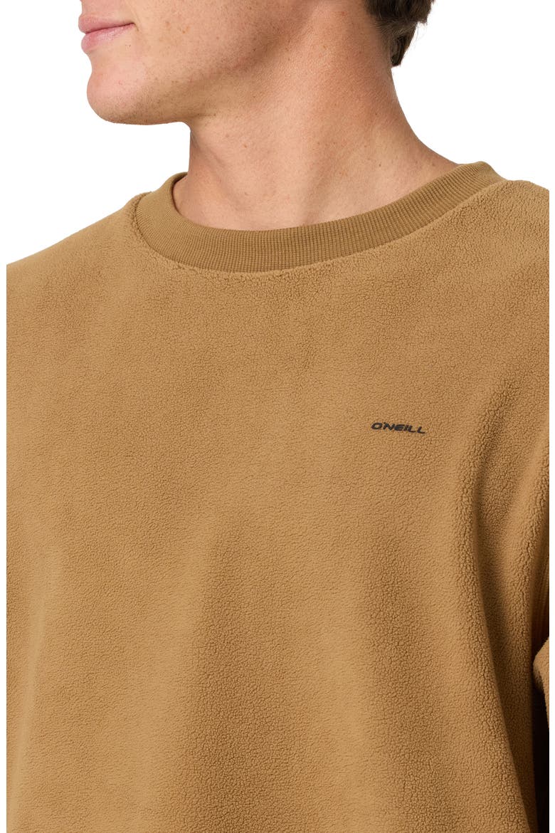 Traveler Superfleece Crewneck Sweatshirt, Alternate, color, DARK KHAKI