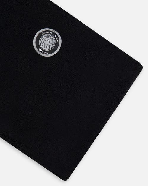 Deux Par Deux Kids Gender Inclusive Polar Fleece Neckwarmer In Black