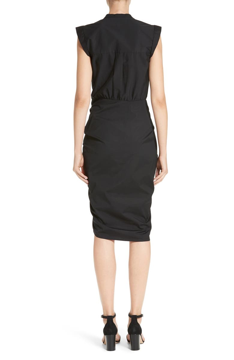 Veronica Beard Ruched Shirtdress, Alternate, color,