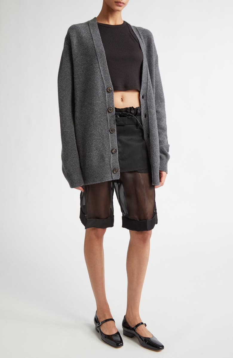 Maison Margiela Wool Cardigan, Alternate, color, 