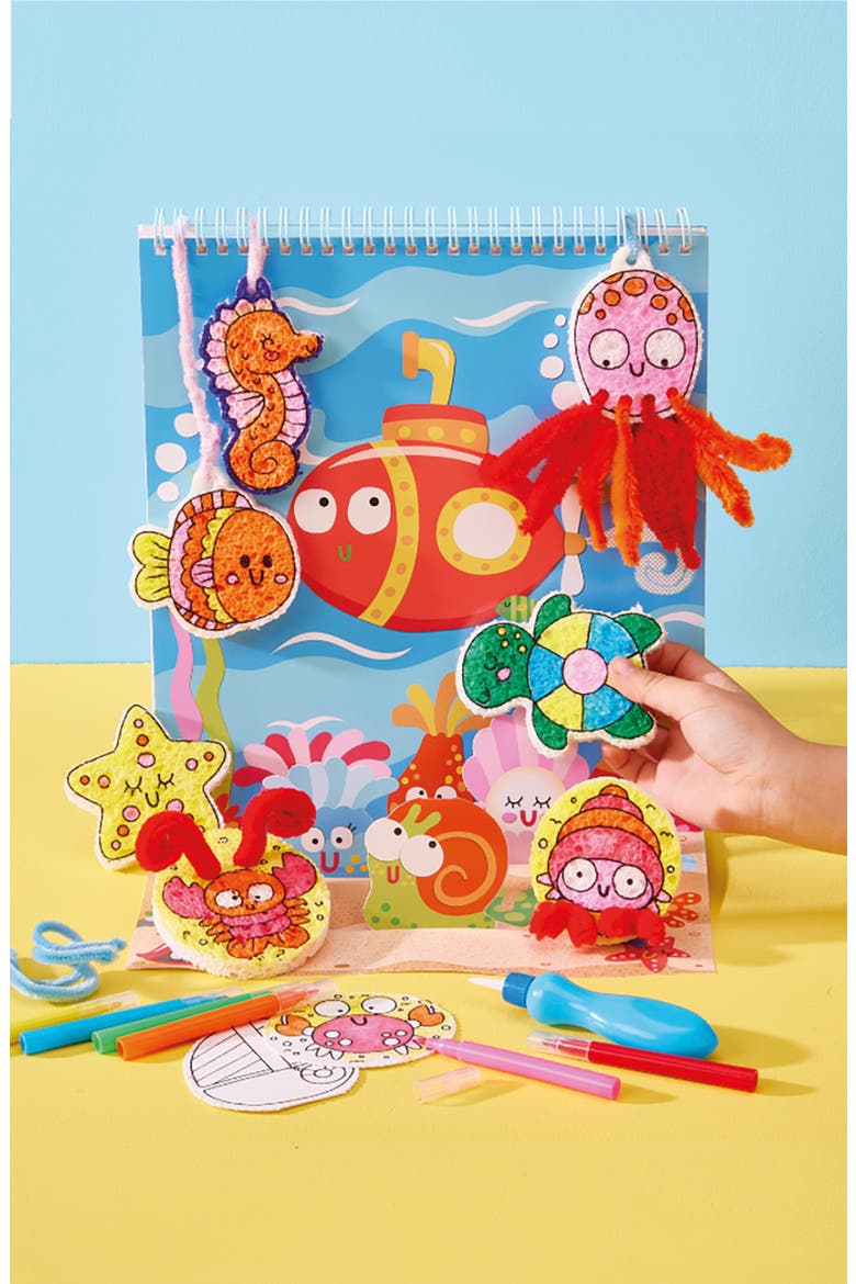 Kids' Puffy Pages Under the Sea Activity Set, Alternate, color, MULTI