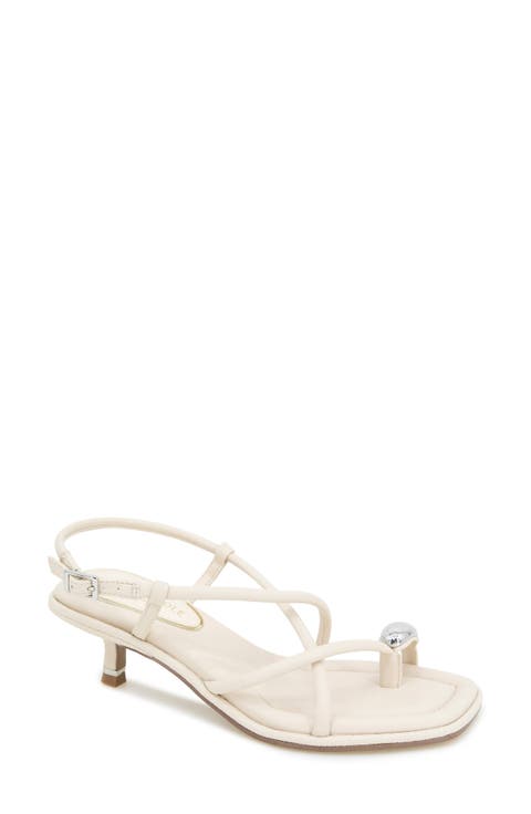 Gatlyn Ankle Strap Kitten Heel Sandal (Women)