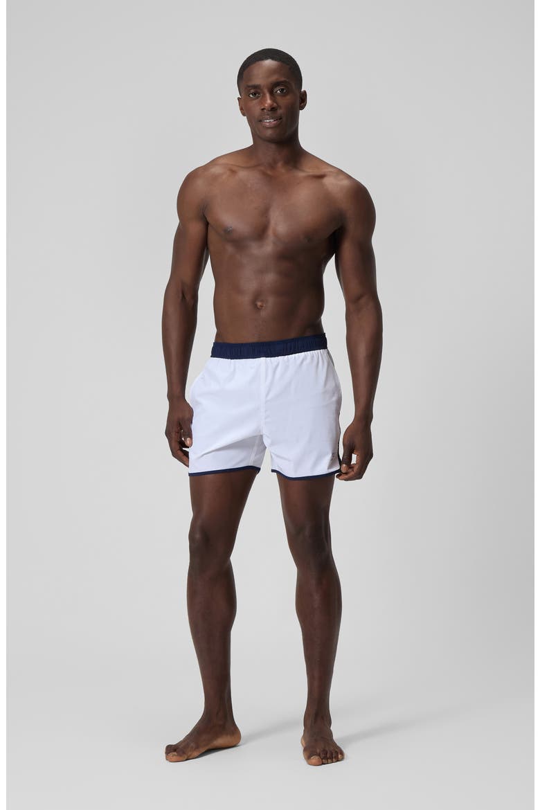 Logo Volley 16-Inch Swim Trunks, Alternate, color, WHITE