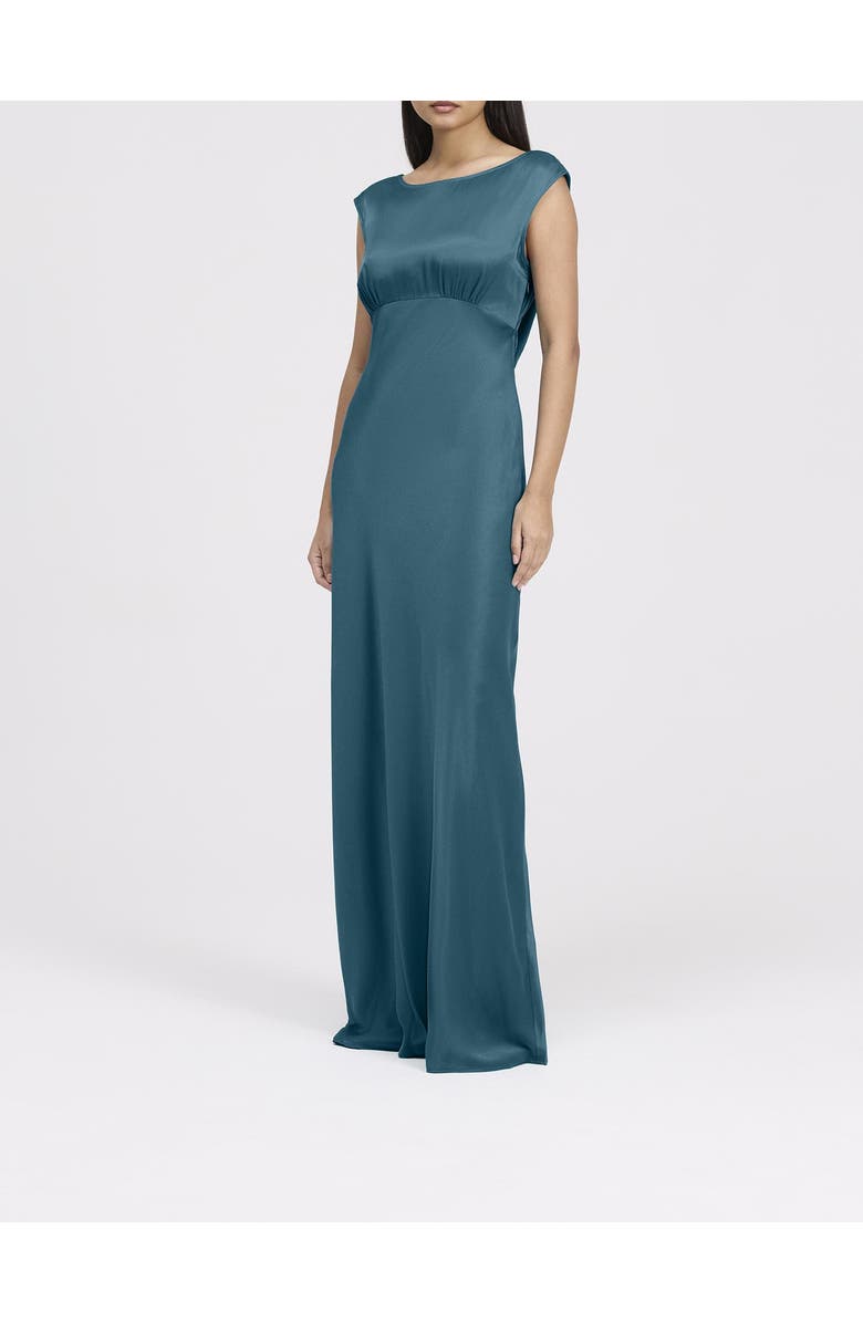 Ghost London Octavia Cowl Back Satin Maxi Dress, Alternate, color, Emerald