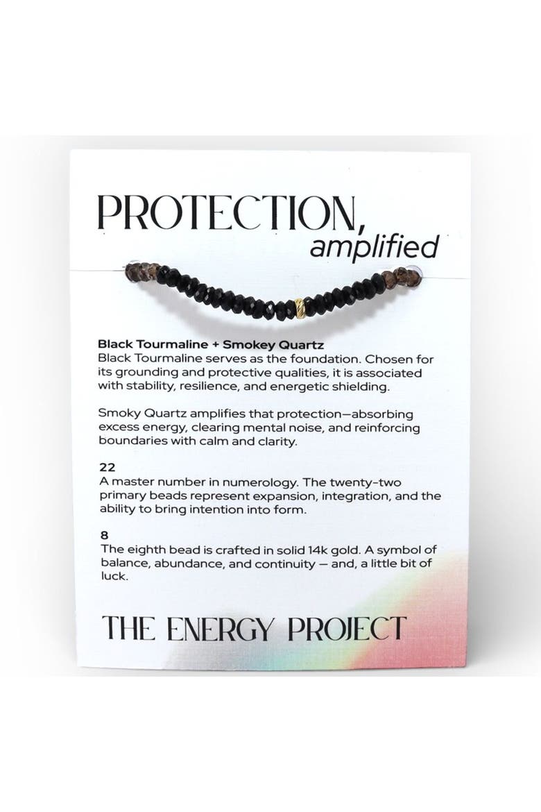 The Energy Project - Protection, Amplified Bracelet, Alternate, color, Black