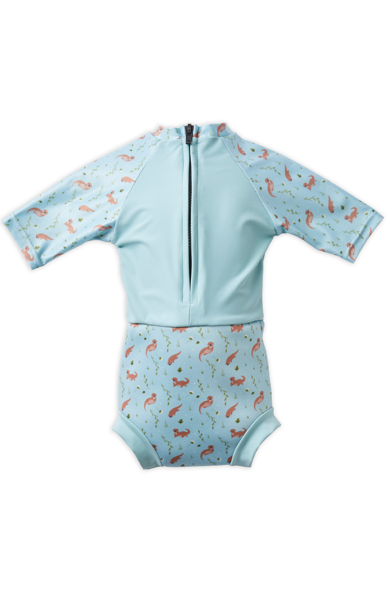 Splash About Happy Nappy<sup>®</sup> Sunsuit with Incorporated Swim Diaper, Alternate, color, Playful Otters